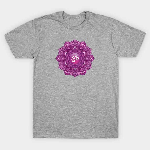 Crown Chakra Mandala - 02 O T-Shirt by Serena King